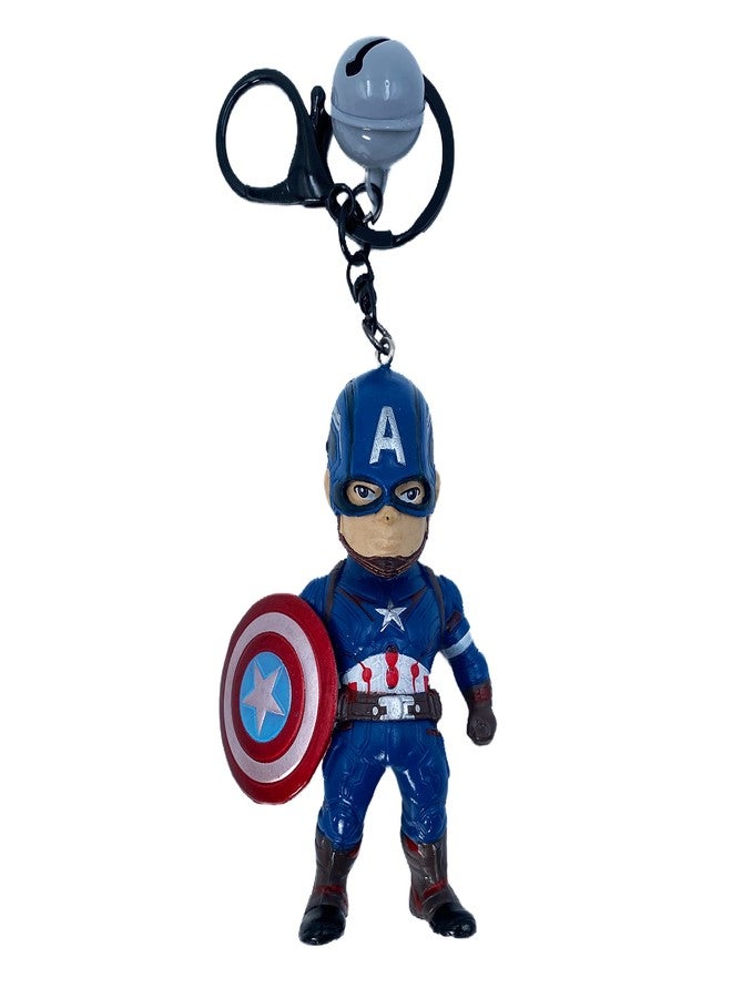 Buko Titan Hero Series Exclusive Big Action Figure for Party Decorations and Kids Collectibles Superhero Toys Keychains for Car, Bike & Backpack (Captain America) - Image 1